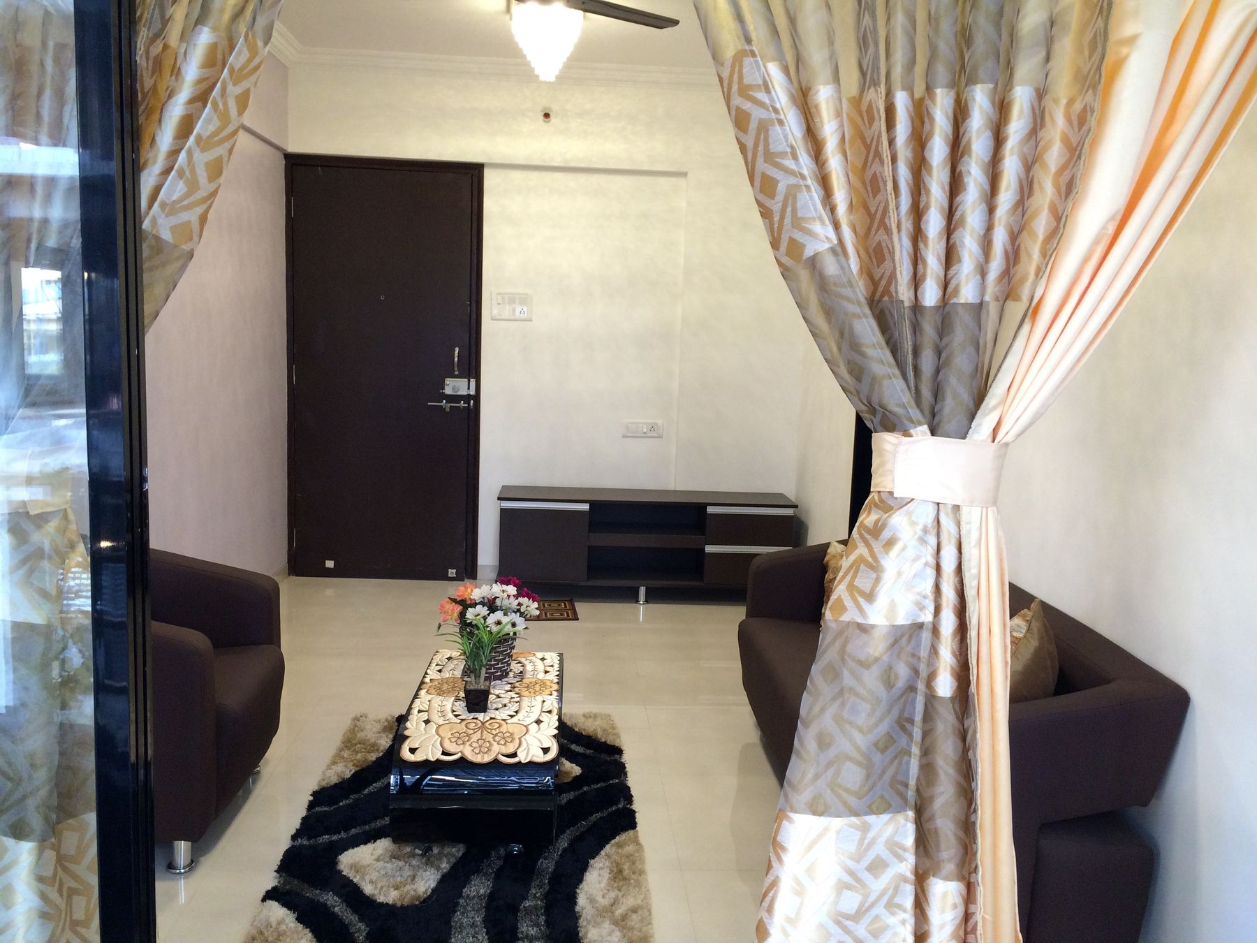Living room of a handed-over home