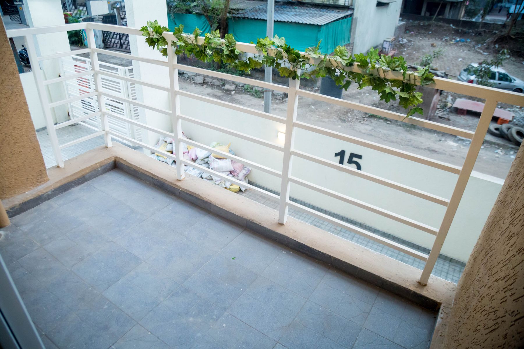 Balcony over the street