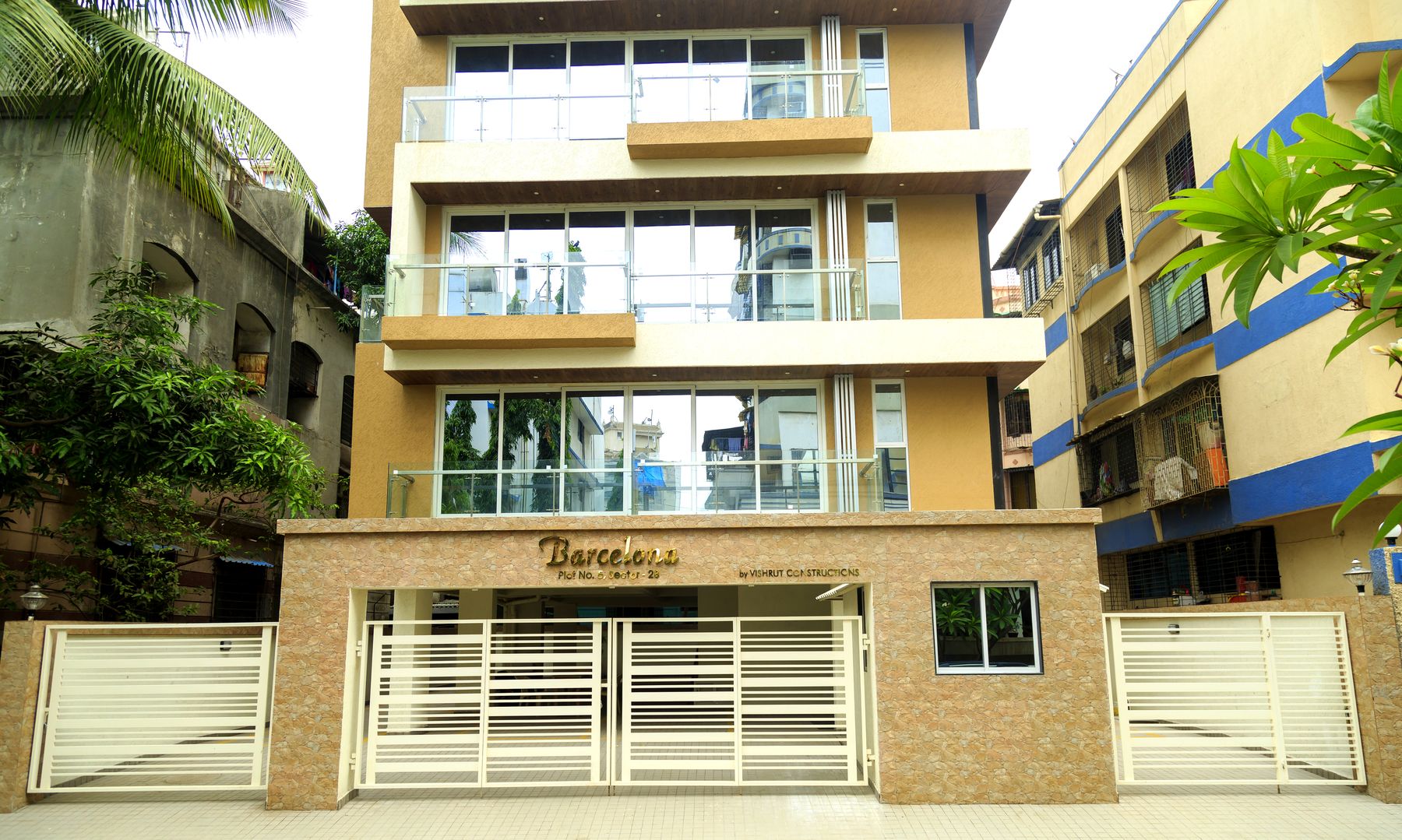 The building from the street