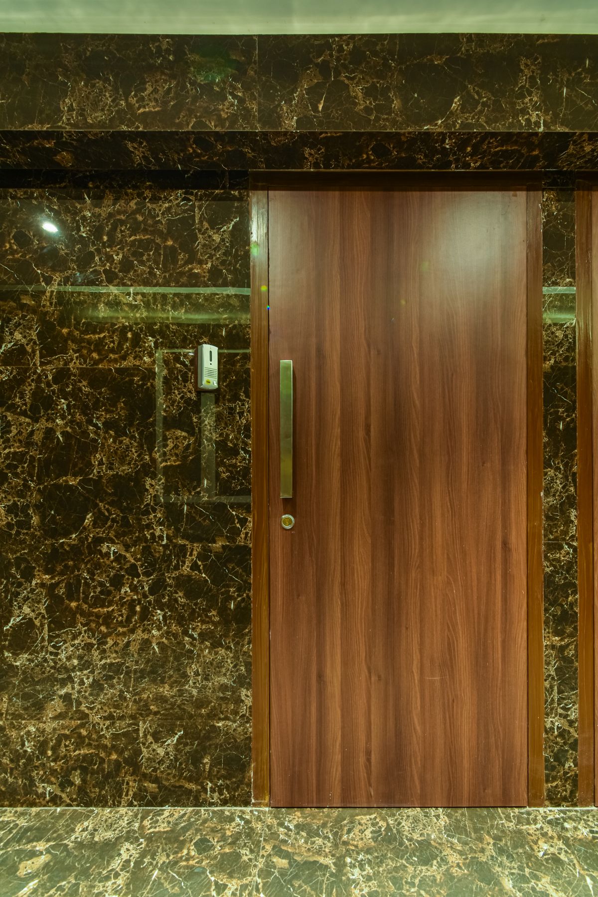 Flat entrance door